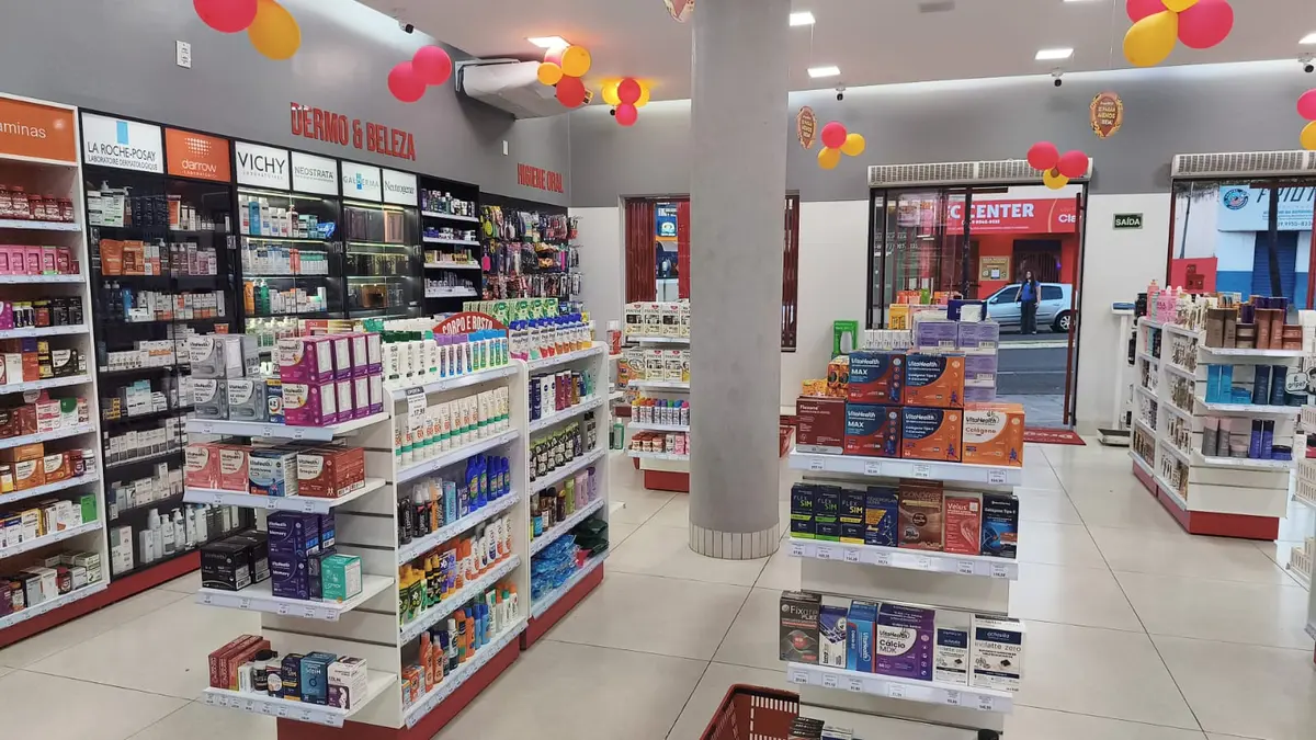Setor de medicamentos da DrogaShop